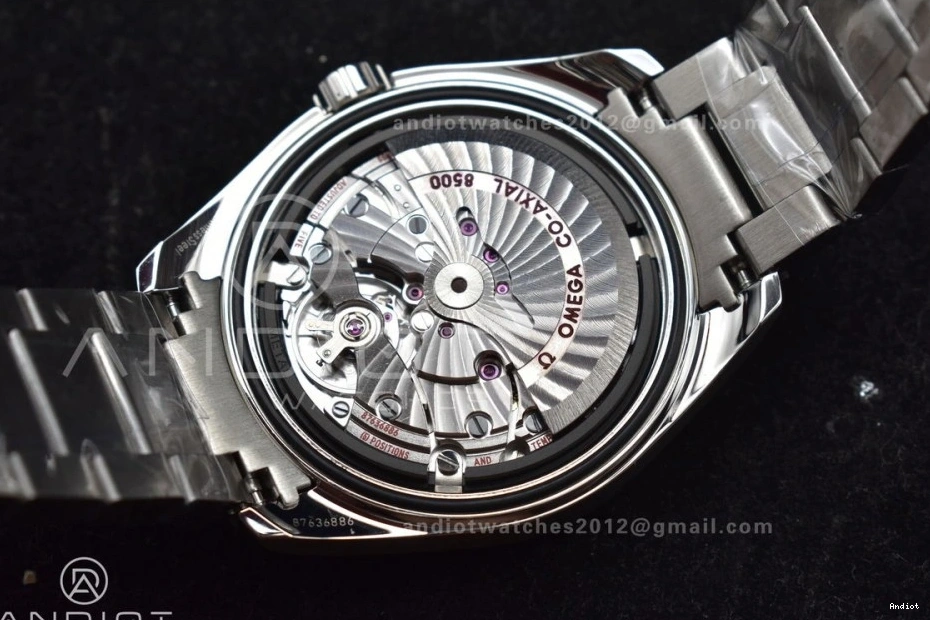 On Terra Best A8500 VSF Black Edition Vertical 1:1 SS Dial Bracelet SS Aqua 150M 1218